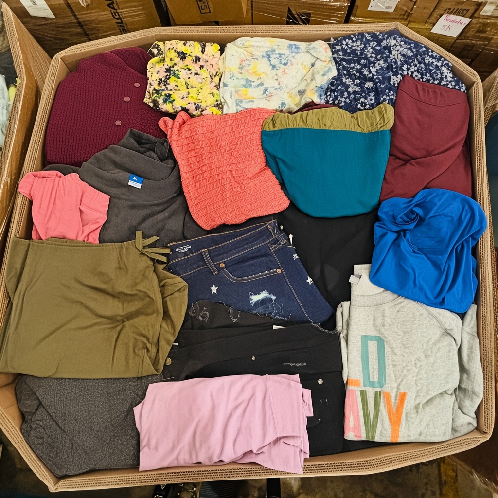 Assorted Content Apparel Mix, Recognized brand, Plus Size Women (500 Pcs Per Pallet) - Image 4