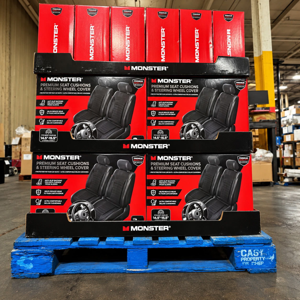 Major Club Retailer 2pk Seat Cover & Swc (30 Pcs Per Pallet) - Image 3