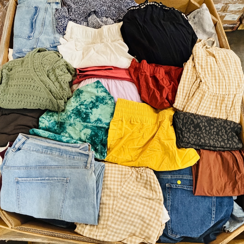 Assorted Content Apparel Mix, Recognized brand, Plus Size Women (500 Pcs Per Pallet) - Image 2