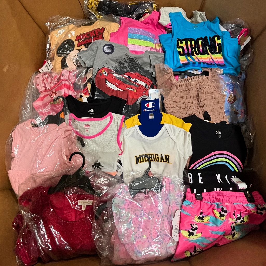 Assorted Wlmrt Kids Apparel - (500 Pcs Per Pallet) - Image 4