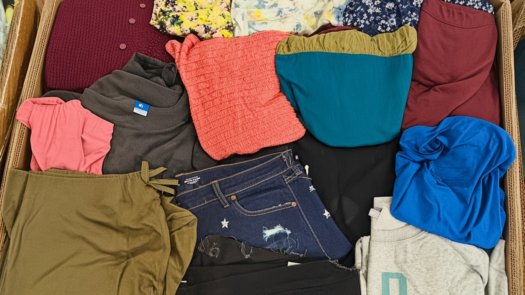 Assorted Content Apparel Mix, Recognized brand, Plus Size Women (500 Pcs Per Pallet)