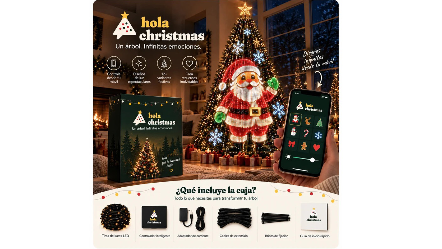 Smart LED Christmas Tree Lights