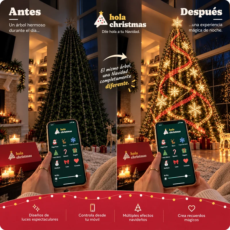 Smart LED Christmas Tree Lights - Image 6
